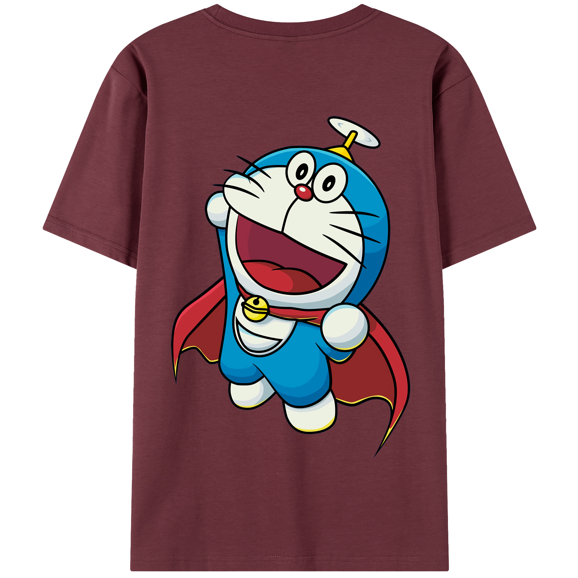 （画像用） ドラえもん Doraemon 綿100％半袖Tシャツ（背面プリント）
